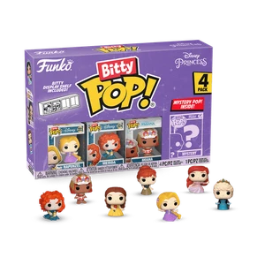 Funko Bitty Pop! Disney Princess 4-Pack Series 4 Disney Disney Princess - Picture 1 of 7