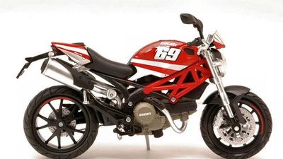 1:12 NEWRAY Ducati Monster 796 #69 2011 Red White Yellow NY57523 Model - Image 1 of 2