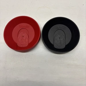 Tervis Tumbler Red And Black 24 oz Lids ONLY - Picture 1 of 3