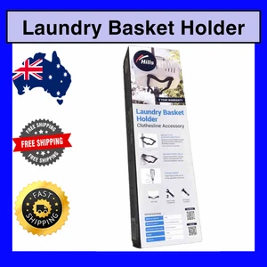 NEW Hills Clothesline Pole Or Wall Mounted Laundry Basket Holder Washing Clothes - Picture 1 of 8