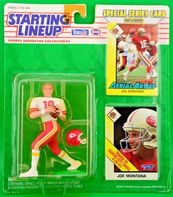 1993 NLF Kenner Starting Lineup Joe Montana Kansas City Chiefs Figure NIB - Image 1 of 2