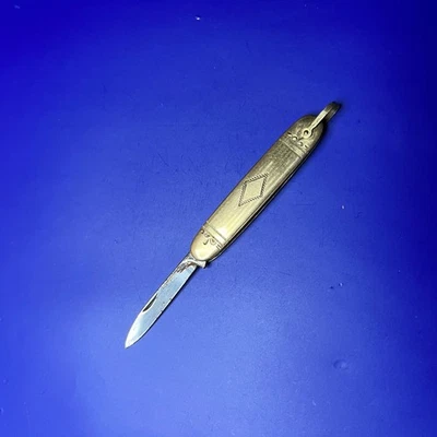 Navaja de Bolsillo Oro 12k 1/20 con Fianza Foto 1 de 4