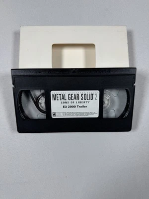 Metal Gear Solid 2 Sons of Liberty E3 2000 Trailer VHS Video Tape RARE - Image 1 of 4