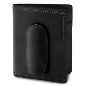 Men's Wallet, Dolce Leather Front Pocket Bifold Wallet with Magnetic Clip - Picture 1 of 3