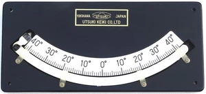 LARGE YOKOHAMA UTSUKI SHIPS SUBMARINE GLASS TUBE CLINOMETER LEVEL - Picture 1 of 4
