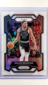 2023 2023-24 Panini Prizm White Prizms #270 Malaki Branham /175 Spurs Card - Foto 1 di 2