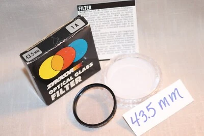 New Vtg ZYKKOR 43.5mm SKY 1A FILTER Japan 43.5mm Skylight 1A Filter-MINT NoFlaws - Image 1 of 4