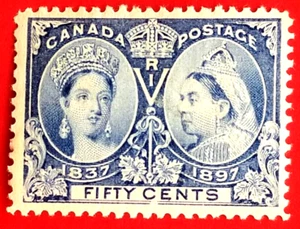 Canada Stamp 60 "Diamond Jubilee" MLH VF CV$500 - Picture 1 of 1