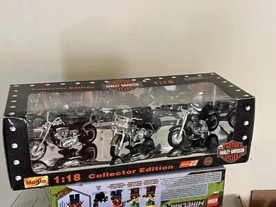 Harley-Davidson Maisto 1995 1:18 edición coleccionista paquete de 3  Foto 1 de 4