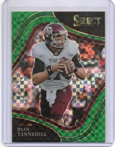 2022 Select Draft Football Ryan Tannehill Green Squares Field Level Prizm +1 - Picture 1 of 2