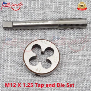 NEW M12x 1.25 mm UNEF HSS Thread Tap/Die Or Tap & Die Set Right High Quality USA - Picture 1 of 13