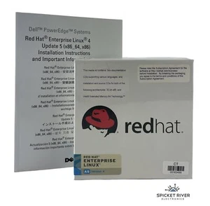 Red Hat Enterprise Linux AS Version 4 Update 5 Dell PowerEdge Systems OS - Picture 1 of 2