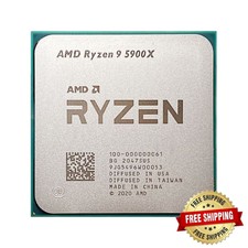 AMD Ryzen 9 5900X Processor (3.7 GHz, 12 Cores, Socket AM4) - 100-000000061