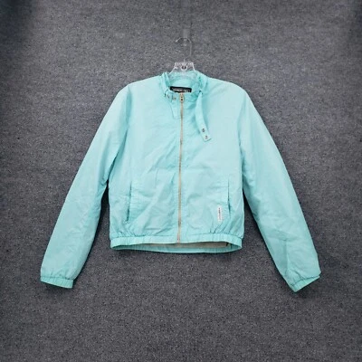 Члены онлайн куртка женщин S маленький синий полный молнии ветровка с подкладкой Bomber - Изображение 1 из 4