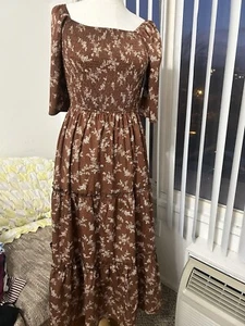 Women Dress Small-Med Bohemian Maxi - Picture 1 of 5