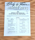 1955 CHEVY BODY by FISHER SERVICE NEWS #3 STATION WAGON, NOMAD  & SEDAN DELIVERY