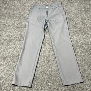 Bonobos Pants Mens 29x32 Gray Golf Athletic Grip Waist Slim Straight Active - Picture 1 of 11