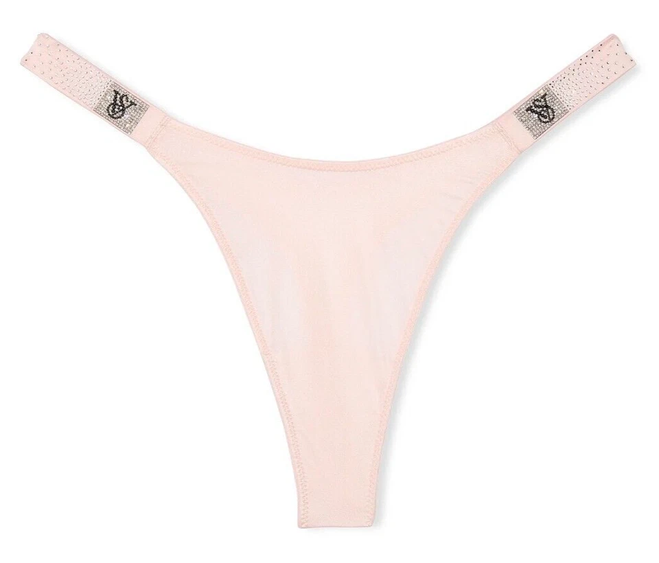 VICTORIA'S SECRET MUY SEXY BRILLO CORREA ESTRÁS TANGA PANTY XS S M L XL XXL Foto 1 de 1