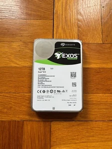 Seagate Exos X12, ST12000NM0027, 12TB SAS drive used - Afbeelding 1 van 3