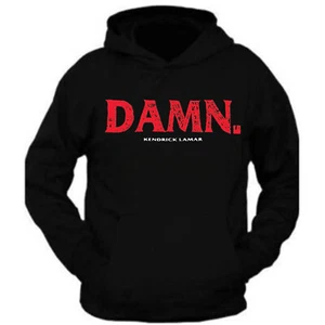 DAMN Kendrick Lamar Unisex Black Hoodie Sweatshirt - Picture 1 of 3