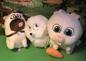 Secret Life of Pets 3 Plush Figures - Picture 1 of 1