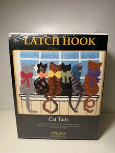 Latch Hook Rug Kit Cat Tails 33"x25" #37764 SEALED BRAND NEW - Picture 1 of 7