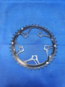 Vintage NOS Shimano 42T Black Steel I-42 Chainring - Picture 1 of 2