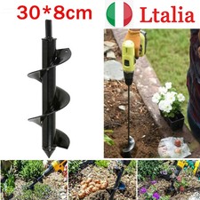 12 Inch Trivella Punta Trapano Sostitutiva Per Mototrivella da Terra Giardino
