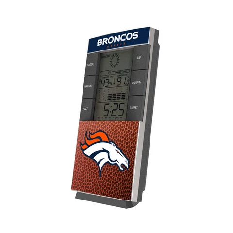 Denver Broncos Football Wordmark Digital Desk Clock Cover
