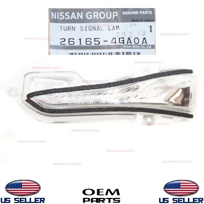 正品 Outside Mirror Turn Signal Lamp Left ⭐ INFINITI 14-22 *请参阅兼容性 — 第 1/3 张图片