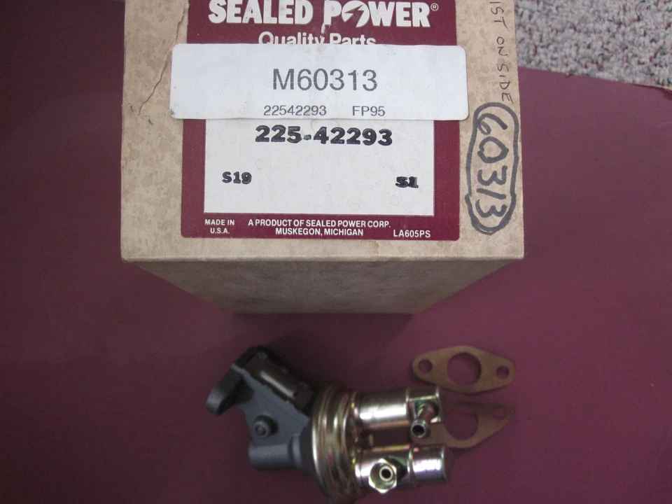 BOMBA DE COMBUSTIBLE 1983 83 FORD Escort Mercury Lynx LN7, L4, 1.6 NOS #225-42293, M60313 Foto 1 de 4