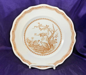 FURNIVAL QUAIL BROWN Salad Plate 7 3/4"