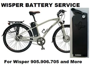 WISPER  Electric Bike Battery Service 705 806 905 And others - Picture 1 of 7