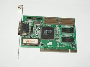 S3 Trio 64V+ 1 MB RAM  86C765 PCI VGA Graphics Card - Picture 1 of 3