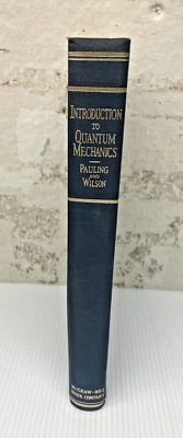 Introduction to Quantum Mechanics by Pauling  / Wilson 1935 Vintage HC (11119RK) - Image 1 of 4