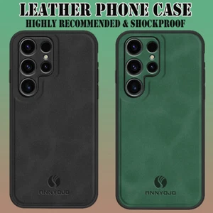 For Samsung S23 Ultra S22 S21 S20 A14 A54 A34 Shockproof Leather Soft Case Cover - Picture 1 of 17