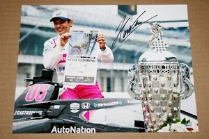 Helio Castroneves SIGNED 8x10 Photo 2021 Indianapolis 500 4x Win Borg Indy Car - Picture 1 of 1
