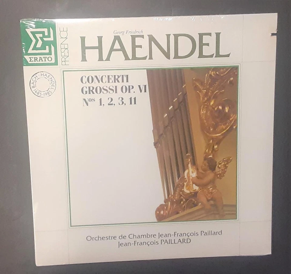 G.F. Haendel Concerti Grossi OP. VI Nos. 1, 2, 3, 11 Record LP France Sealed - Image 1 of 1