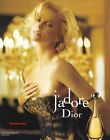 2011 Original Dior J'adore Perfume Featuring Charlize Theron Print Ad