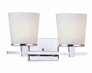 Dolan Lighting - Accesorio de baño elipse 2 luces - Acabado cromado Foto 1 de 1