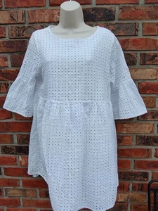 Jodifl Women's Eyelets Dress- Size- Large- - Picture 1 of 6