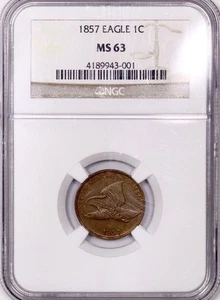 1857 Flying Eagle Cent NGC MS63 - Nice Type Coin! - Picture 1 of 5