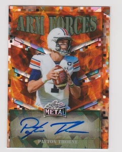 2025 Leaf Metal Payton Thorne  Arm  Forces  Auto Autograph #1/1 Auburn Tigers - Picture 1 of 2