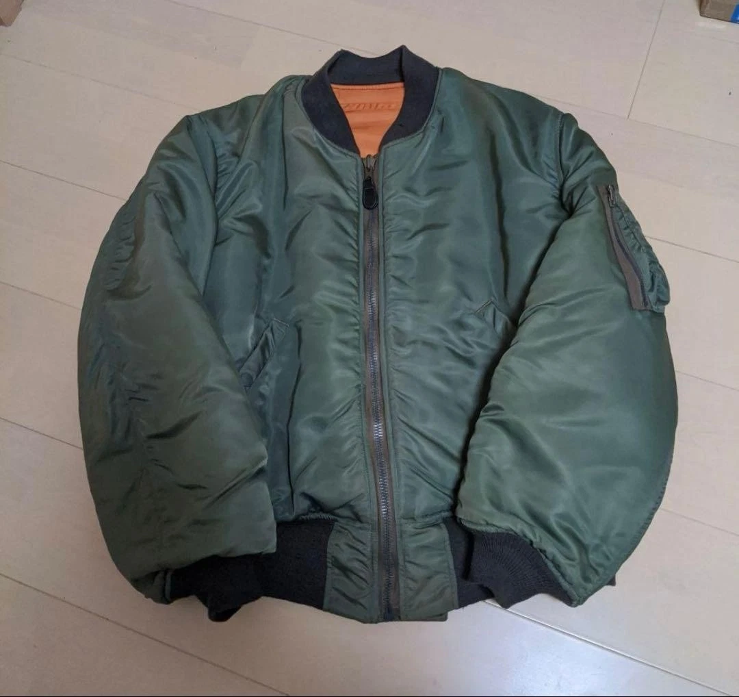 【PEANUTS × BUZZ RICKSON'S】MA-1 Size:L Buzz Rickson's Type MA-1 Albert Turner & Co., Inc. Sage Green