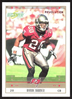 260J 2005 Score #281 Ronde Barber Revolution #/199 - Image 1 of 2