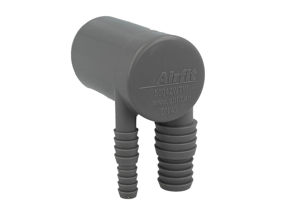 Airfit Doppel-Anschlusswinkel für Waschmaschinen und Trockner, gewinkelt DN 40,  - Bild 1 von 1