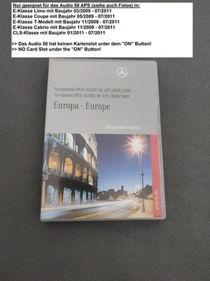 Mercedes E-KLASSE W212 W207 Navigation DVD AUDIO 50 APS NTG4 EUROPA 2008/2009 - Bild 1 von 4