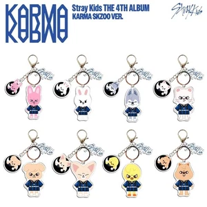 Kpop stray kids the 4th album KARMA SKZOO Acrylic Keychain Accessory Keyring - Picture 1 of 9