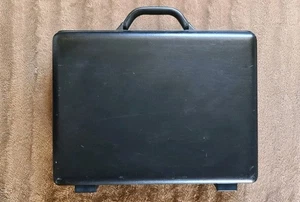 VINTAGE RARE Top Of Of The Range SAMSONITE Men's Briefcase. Black & Grey. USED - Picture 1 of 24