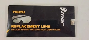 THOR HERO ENEMIGO GAFAS DE REPUESTO LENTE TRANSPARENTE NEGRO JUVENIL 2602-0149 - Imagen 1 de 2